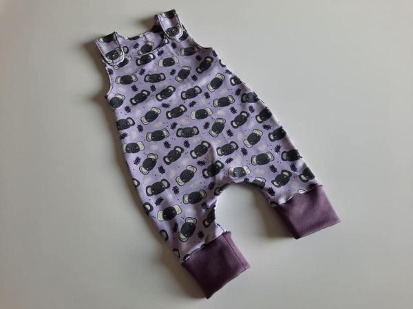 Strampler Elefanten Lila